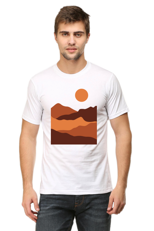 Minimalist Boho Sunset T-shirt