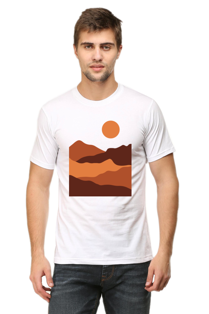 Minimalist Boho Sunset T-shirt