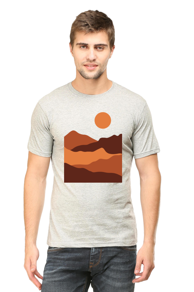 Minimalist Boho Sunset T-shirt