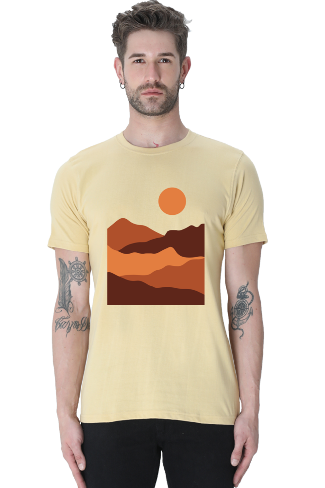 Minimalist Boho Sunset T-shirt